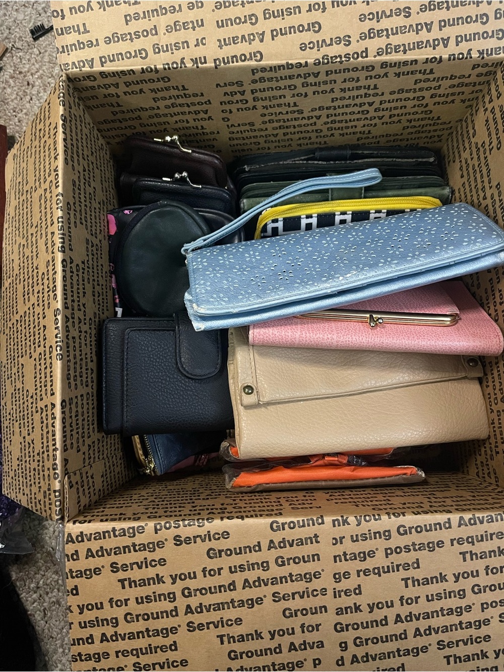 Lot of 25 Women's Wallets and makeup pouches